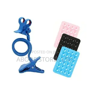 360 Rotate Flexible Phone Holder + 3 PCS Silicon Sunction Holder