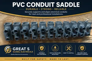 PVC Conduit Spacer Saddle / Cable Support Clip