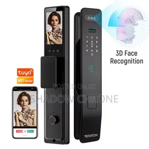 Modern Smart Door Lock With Camera and Two-Way Audio