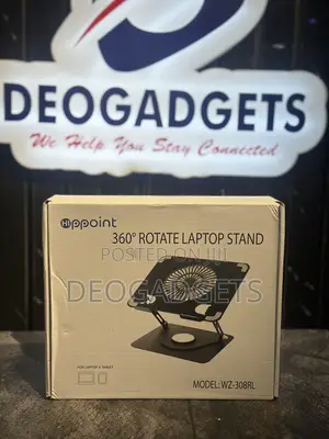 360• Rotating Laptop Stand With Fan.