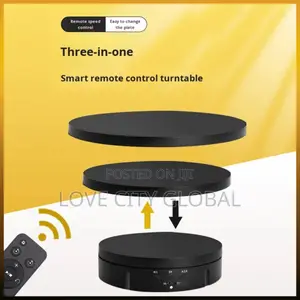 Smart Remote Control 360 Rotating Display Automatic Electric Turntable