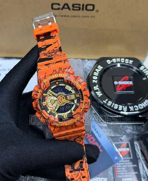 G-Shock Digital and Analogue Time Display Rubber Watch,With Date, D