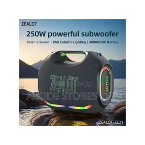 Zealot Ze21 Party Box 250w. Wireless Portable Bluetooth Speaker
