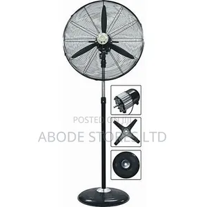 Orl 18-Inch Industrial Standing Fan Black