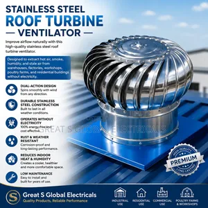 Stainless Steel Roof Turbine Ventilator 600m