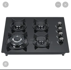 Brand New 4-Burner Countertop Gas Cooker – Sleek Glass Top Hob