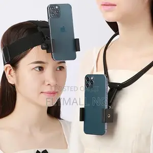 Smartphone Pov / Vlog Head Strap Mount Phone Holder