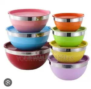 Colourful Set of Stainless Steel Containers