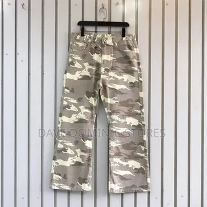 Premium Flare Camouflage Jeans