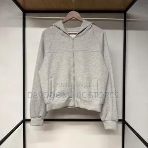 Ouswe Plain Cropped Hoodie