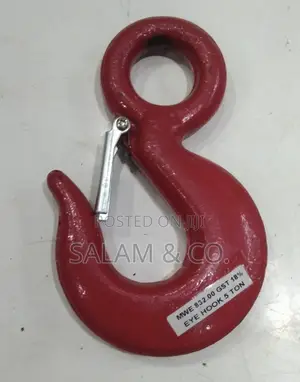 5 Ton Heavy-Duty Lifting Hook for Sling Wire, Crane Rigging Works