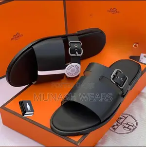 Hermes Buckle and Cross Slipers 40-46