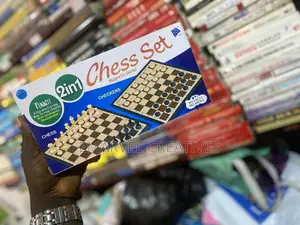 2 in 1 Magnetic Chess Board and Draught Board