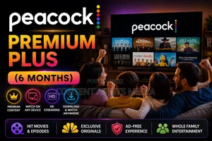 Peacock Tv Premium Plus (6 Months)