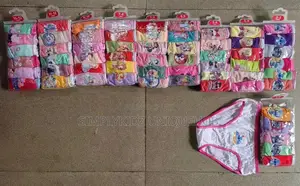 Children Girls Cotton Pant - 6pcs