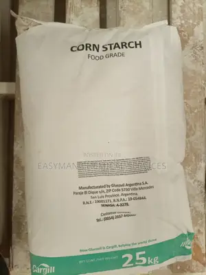 Corn Starch (Maize Starch) – Food Grade, 25kg Bag(Cargill, Argentina)