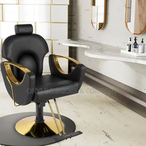Professional Reclining Salon Chair With Removable Headrest, Heavy-Duty