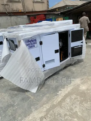 Original Perkins 25kva Generator With Soundproof Canopy