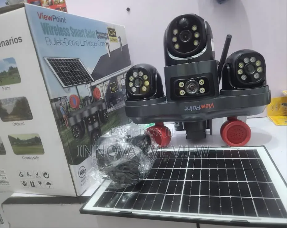 Triple Lens Security Camera