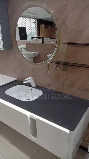 Cabinet Basin With Marble Top (100cm)
