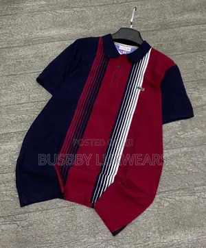 Lacoste Striped Tshirts/ Polo