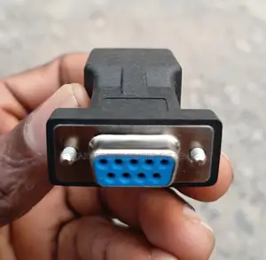 Serial Rs232 9pin Female to Lan Port Rj45 Converter