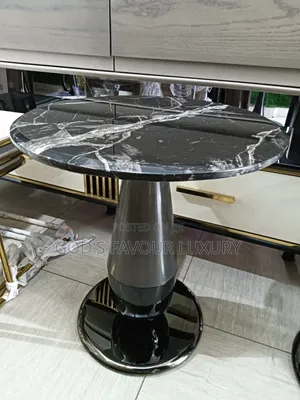 Marble Round Top Lounge Side Table