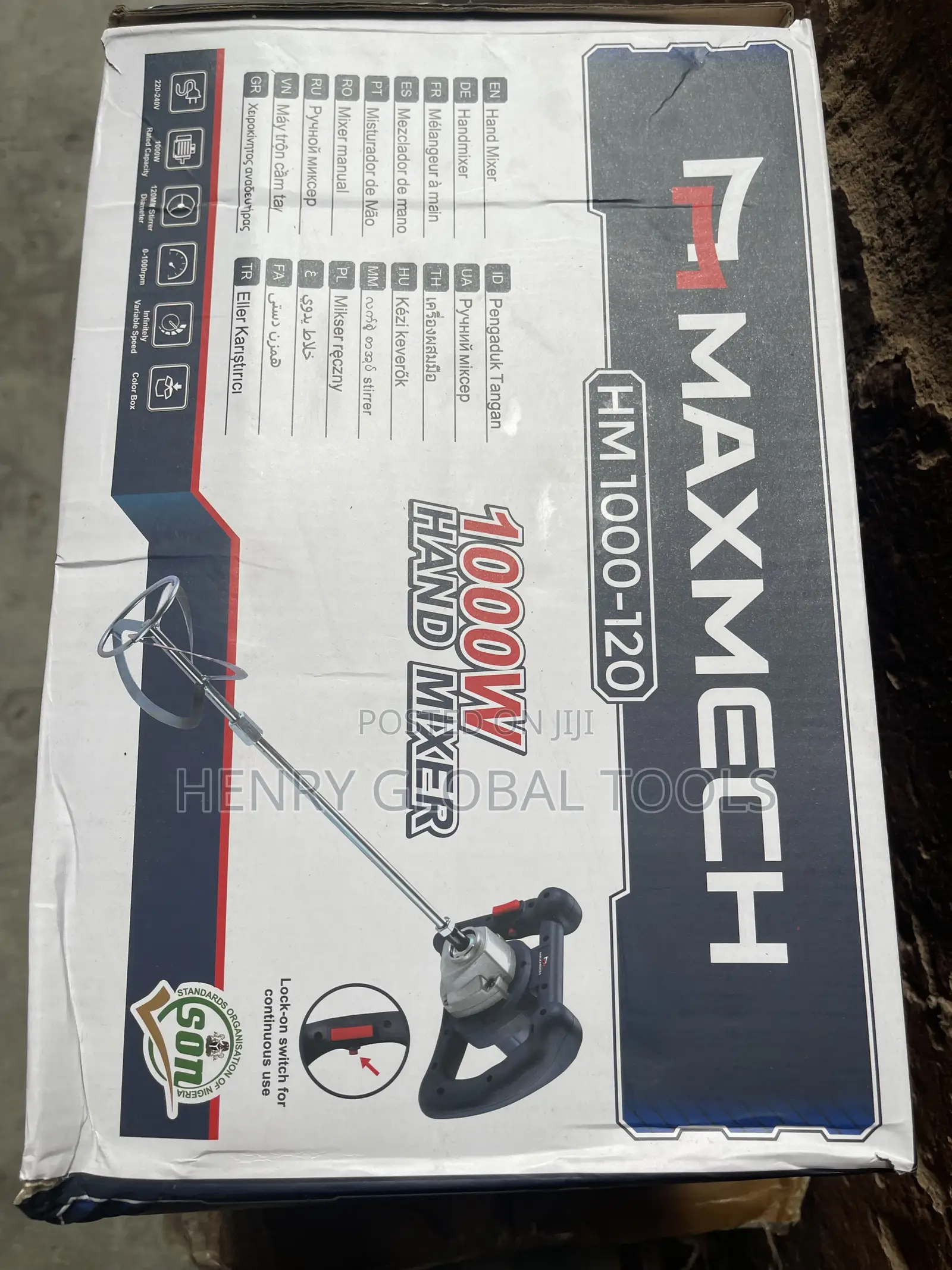 1000w Maxmech Electric Handheld Mixer