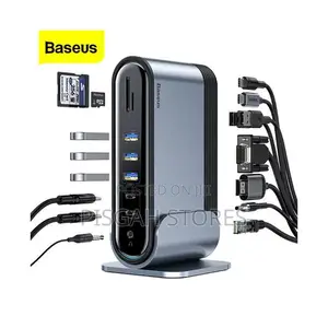 Baseus Unionjoy 16-Port Four-Screen Multifunctional Type-C Hub Adapter