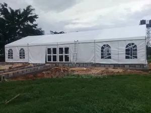 Brand New Nigerian Produced Marquee Tent (10x20m) With 2 Sets of Doors