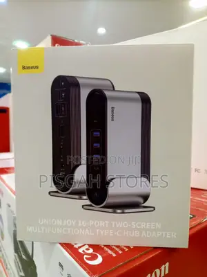 Baseus Unionjoy 16-Port Two-Screen Multifunctional Type-C Hub Adapter