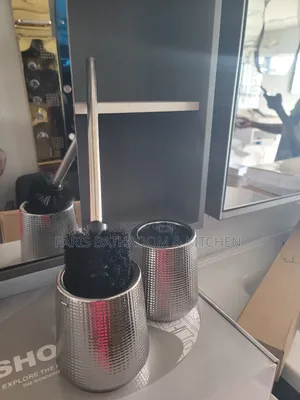 Ceramic Toilet Brush and Holder Set