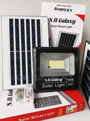 100w Solar Flood Light (Separate Panel )