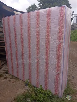 6 by 6ft by 12inches Semi Orthopaedic Mattress Green Earth