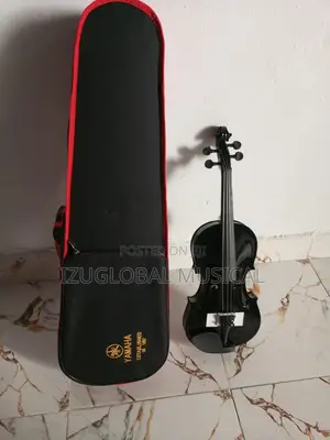 Professional 4/4 Violin With Music Stand and Shoulder Rest- Black