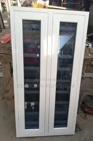 Premium White Aluminium Casement Windows With Burglary P Mosquito Net