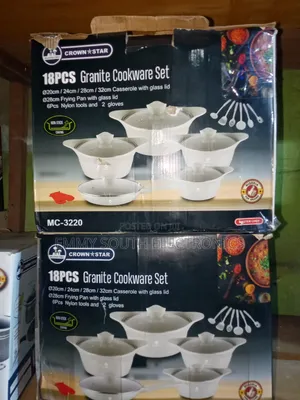 Crown Star 18 PCS Graniteware Cooking Set