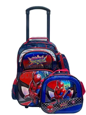 3in1 Quality Trolley School Bag