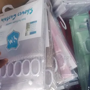 Shower Curtains, Available in Different Colors