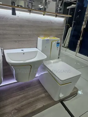 Water Closet With Wall Mounting Basin