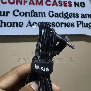 Hp Laptop Type C 100w Blue Pin Mouth Charger Cable