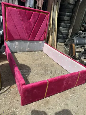 Pink Color Bed
