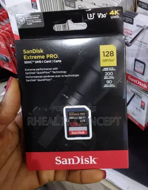 Sandisk Extreme Pro Memory Card 128gb