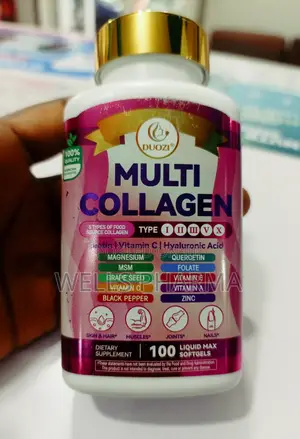 Duozi Multi Collagen With Biotin, Vit C Ha X100 Softgels