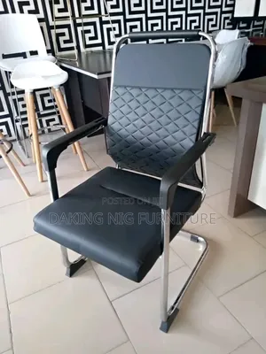 Strong Leather Visitors Chair