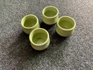Mini Ceramic Succulent Planter Pot – Sage Green Terracotta