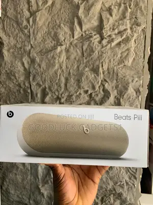 Beatspill Gold Wireless Bluetooth Speaker With Type-C Charging Cable.