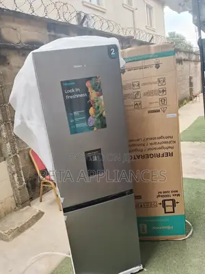 Hisense Refrigerator With Built-in Water Dispenser and Freezer