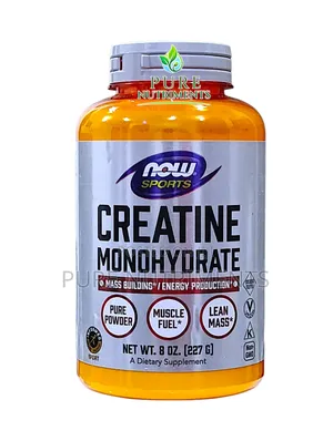 Now Creatine Monohydrate 5g Powder 227g Lean Muscle Growth and Energy