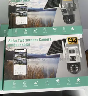 4g Dual Lens Solar Powered Camera V380pro